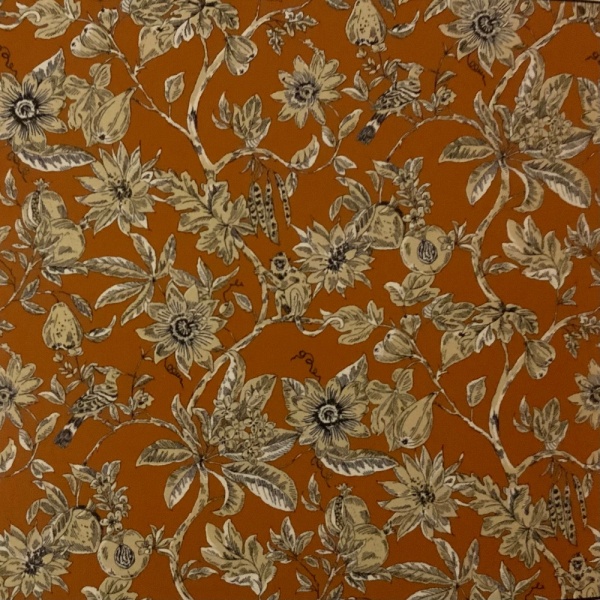 Azara Extra Wide French Oilcloth in Orange